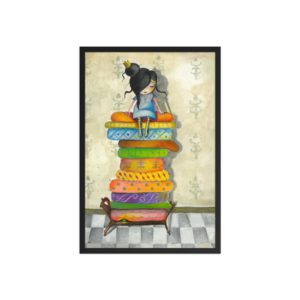 The princess on the pea - Framed Poster