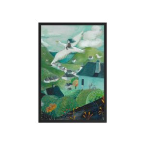 Flying - Framed poster