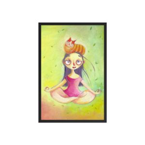 Yoga - Framed poster