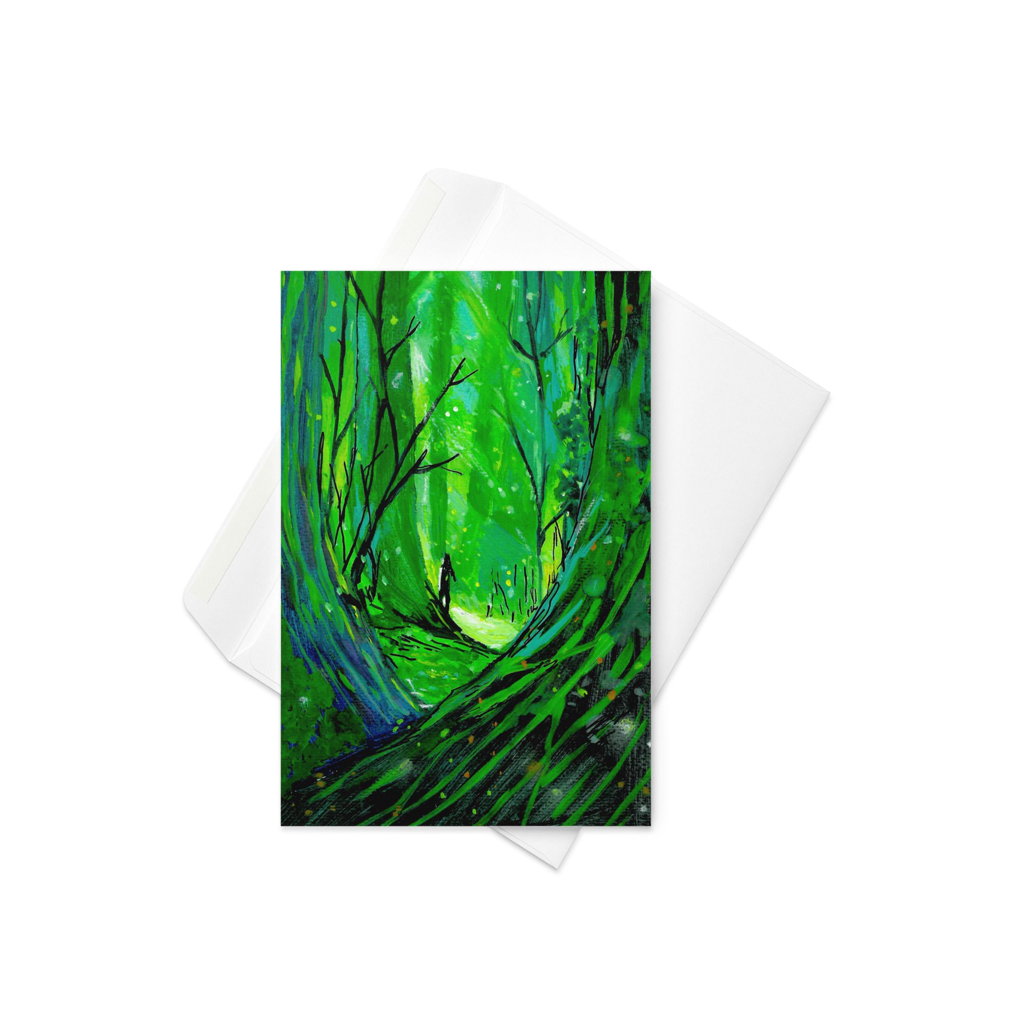 The Silence Has a Shape - Greeting card - Image 2