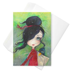 The Dark Duck - Greeting card