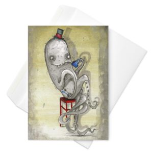 Sir Octopus –Greeting card