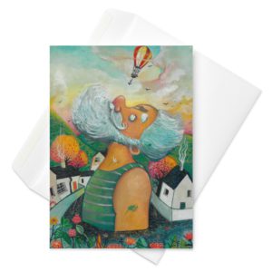 The Giant – Greeting card