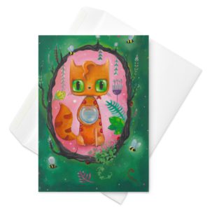 The Silent Guardian - Greeting card