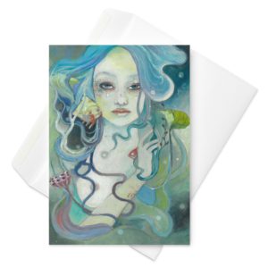The Mermaid - Greeting card