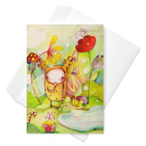Magical world - Greeting card