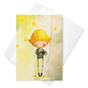 A String to the Stars - Greeting card